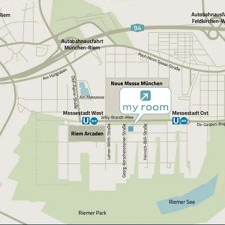 Serviced Muenchen-messe/g מינכן